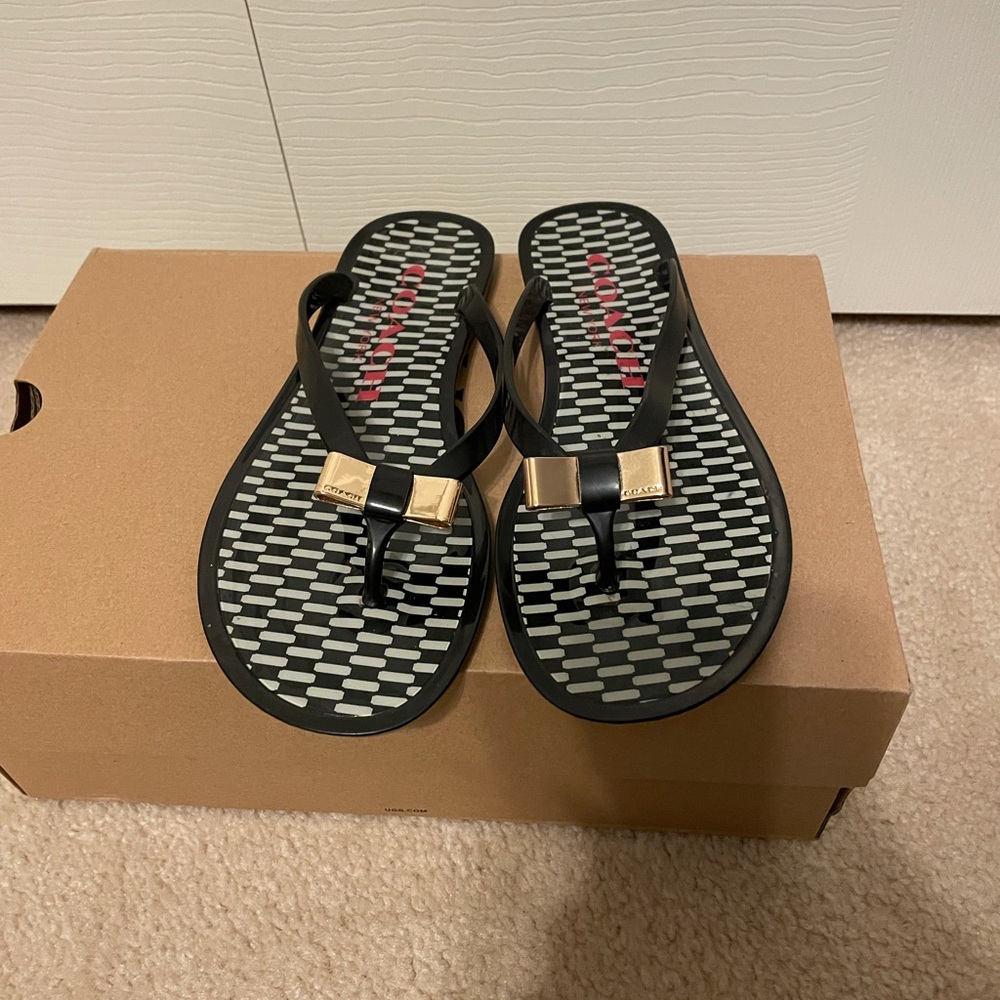 Coach Flip Flops